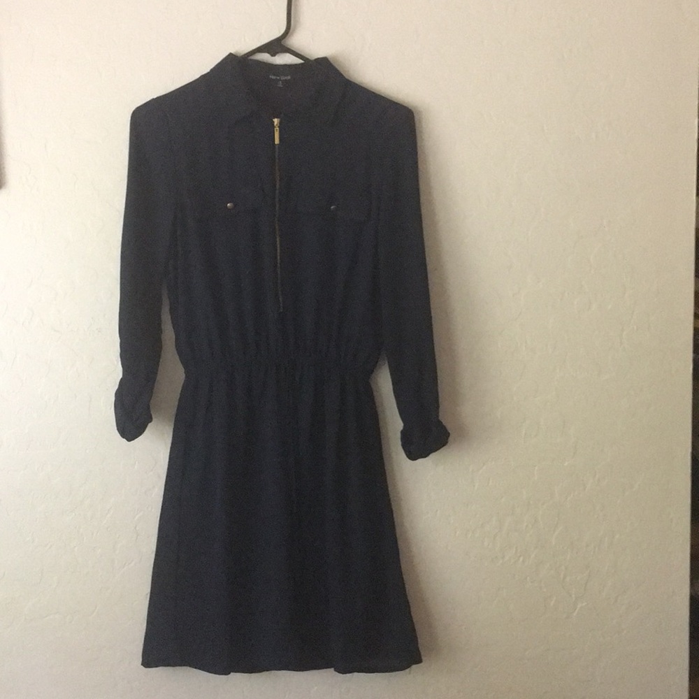 Navy work dress